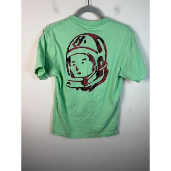 Billionaire Boys Club BBC Logo Lime Green T-Shirt Size Small - Picture 3 of 6